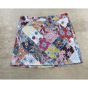 Rip Skirt Hawaii Women's Wrap Skirt Size XL Flowers Print